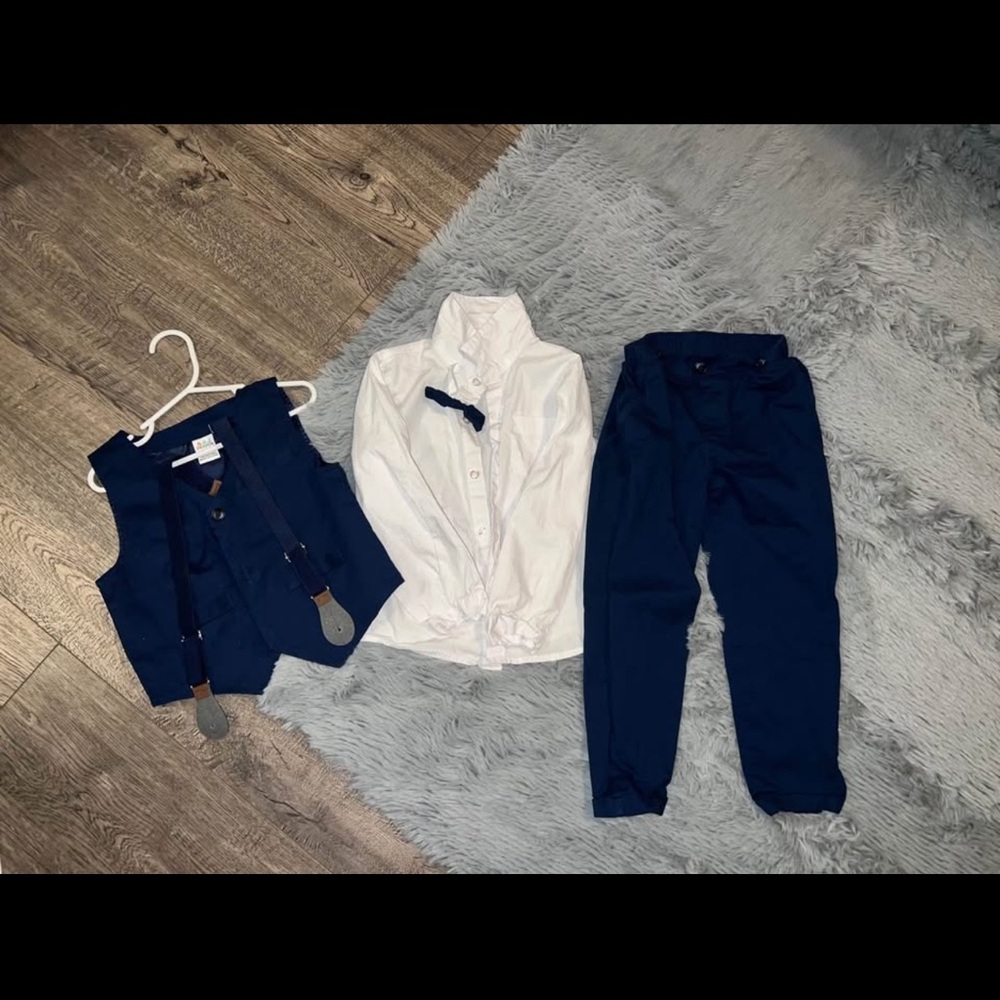 Toddler Boy Ring Bear Outfit